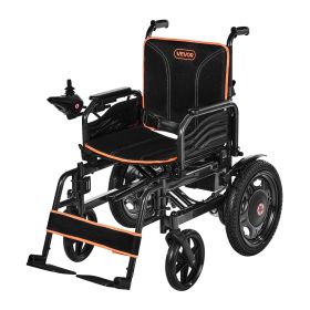 Electric Wheelchair 265lbs Capacity Foldable Lightweight 13 Mile