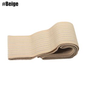 TIKE Elastic Breathable Wrap Ankle Support Brace Compression Knee Elbow Wrist Ankle Hand Support Wrap Gym Sports Bandage Strap (Color: 1 PC Beige, size: 200cm)