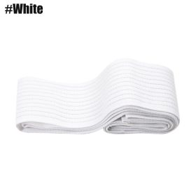 TIKE Elastic Breathable Wrap Ankle Support Brace Compression Knee Elbow Wrist Ankle Hand Support Wrap Gym Sports Bandage Strap (Color: 1 PC White, size: 200cm)
